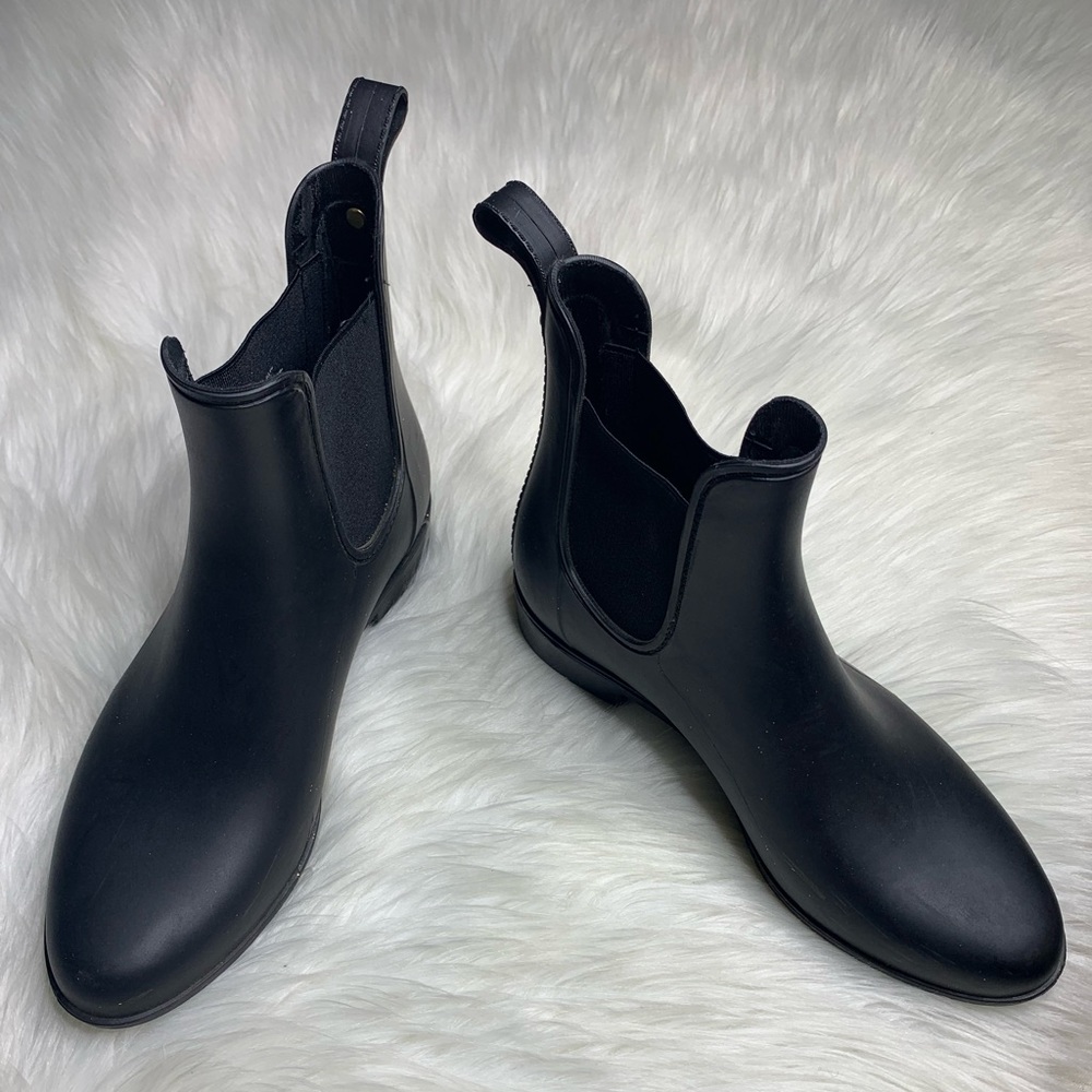 Sam Edelman Womens Tinsley Black Matte Rainboots Size 8